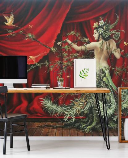 Tree Woman Fantasy Dancer Wallpaper