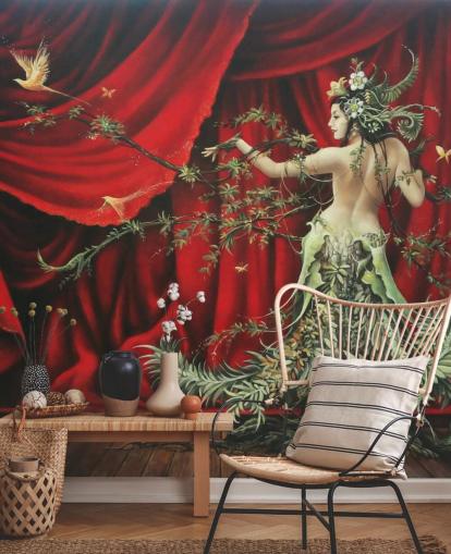 Baum Frau Fantasy Dancer Wallpaper