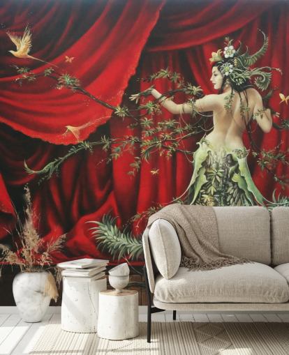 Baum Frau Fantasy Dancer Wallpaper