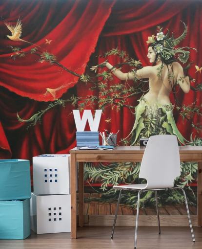 Baum Frau Fantasy Dancer Wallpaper