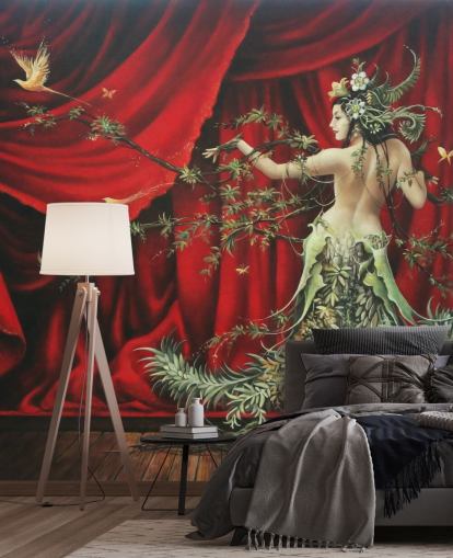 Sfondo Albero Donna Fantasy Ballerino