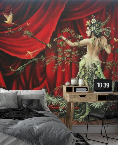 Baum Frau Fantasy Dancer Wallpaper