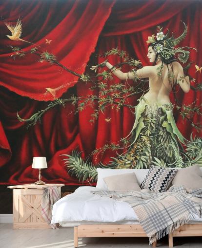 Tree Woman Fantasy Dancer Wallpaper