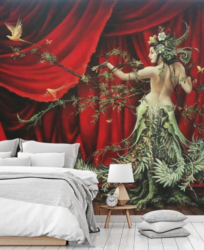 Baum Frau Fantasy Dancer Wallpaper