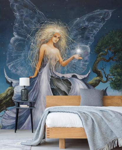 Blue Fairy behang Blue Fairy behang