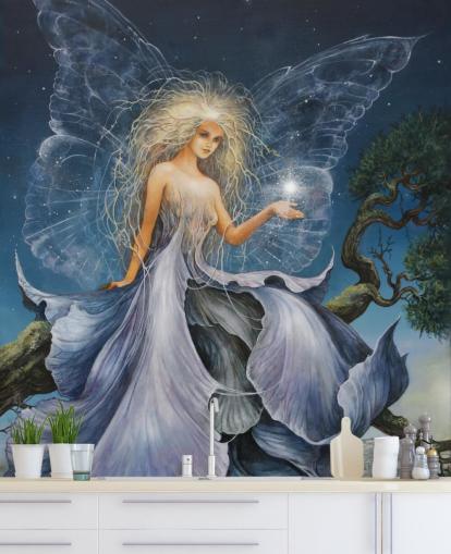 Blue Fairy behang Blue Fairy behang