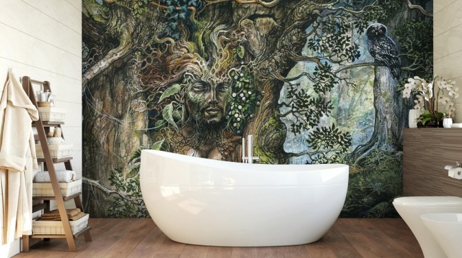 Merlin Tree Fantasy Wallpaper