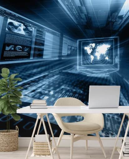 Internet Concept seinämaalaus