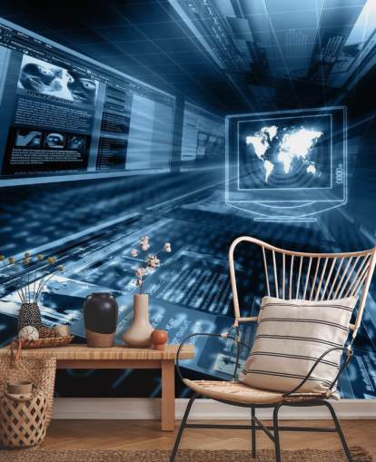 Internet Concept Wandgemälde