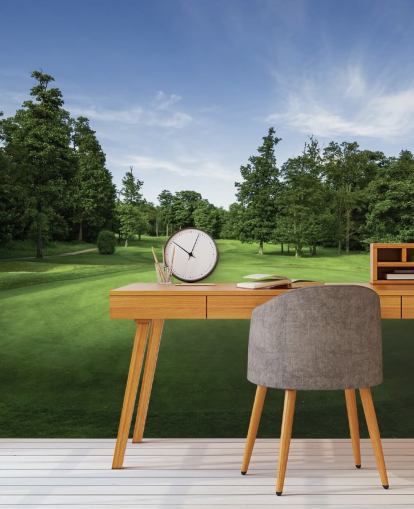 Tranquil Sunset, Mill Green Golf Club, Hertfordshire, England Mural