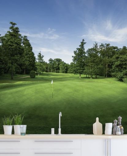 Rauhallinen auringonlasku, Mill Green Golf Club, Hertfordshire, Englannin seinämaalaus Rauhallinen auringonlasku, Mill Green Golf Club, Hertfordshire, Englannin seinämaalaus