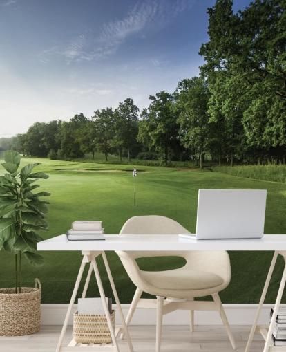 Tranquil Dawn, Oak Park Golf Club, Surrey, England Wall Mural