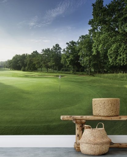 Tranquil Dawn, Oak Park Golf Club, Surrey, England Wall Mural