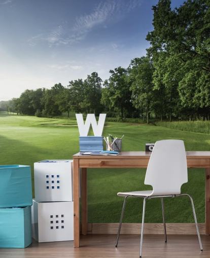 Décoration murale Tranquil Dawn, Oak Park Golf Club, Surrey, Angleterre