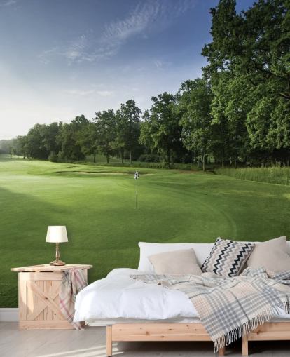 Tranquil Dawn, Oak Park Golf Club, Surrey, England Wall Mural