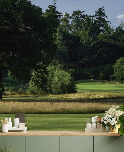 Sherfield Sunset, Sherfield Oaks Golf Club, Hampshire, England Wallpaper