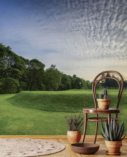 Sfondo Wortley Sunset, Wortley Golf Club, South Yorkshire, Inghilterra