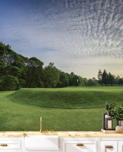 Wortley Sunset, Wortley Golf Club, South Yorkshire, England Wallpaper