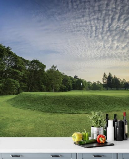 Wortley Sunset, Wortley Golf Club, South Yorkshire, England Wallpaper