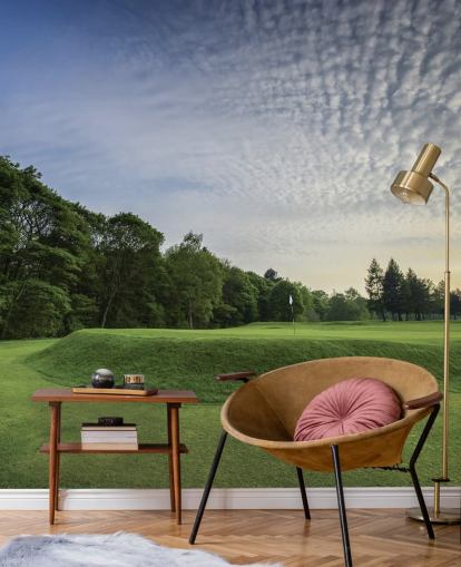 Wortley Sunset, Wortley Golf Club, South Yorkshire, England Wallpaper