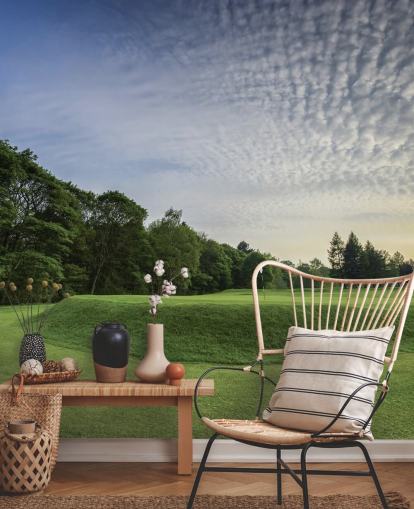 Wortley Sunset, Wortley Golf Club, South Yorkshire, England Wallpaper