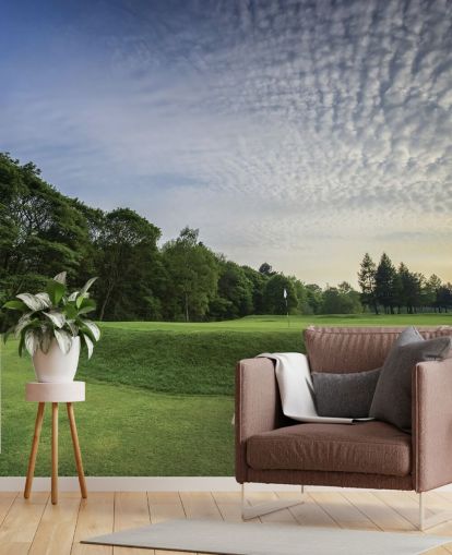 Wortley Sunset, Wortley Golf Club, South Yorkshire, England Wallpaper