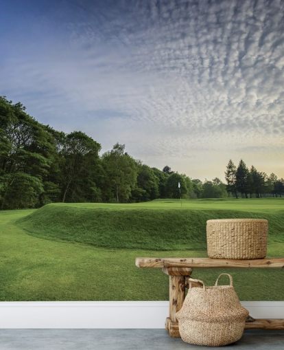 Wortley Sunset, Wortley Golf Club, South Yorkshire, England Wallpaper