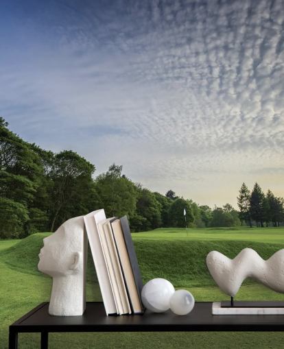 Wortley Sunset, Wortley Golf Club, South Yorkshire, Inglaterra Papel de Parede