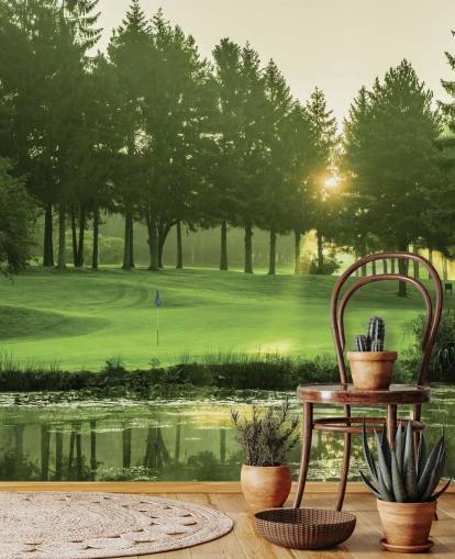Sunset Golf Course Baggrund