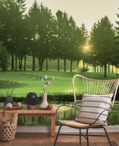 Papel de parede Sunset Golf Course