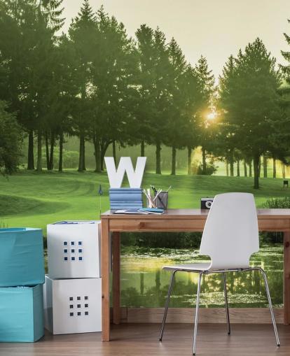 Sunset Golf Course Baggrund