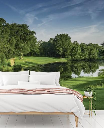 Dawn Par Three, Cottesmore Hotel Golf & Country Club, West Sussex, England Mural Dawn Par Three, Cottesmore Hotel Golf & Country Club, West Sussex, England Mural