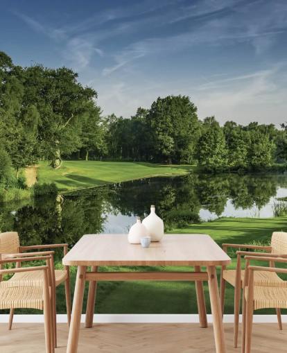 Dawn Par Three, Cottesmore Hotel Golf & Country Club, West Sussex, Inglaterra Mural Dawn Par Three, Cottesmore Hotel Golf & Country Club, West Sussex, Inglaterra Mural