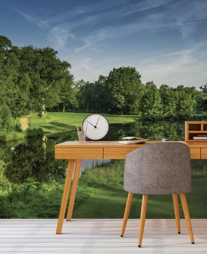 Mural Dawn Par Three, Cottesmore Hotel Golf & Country Club, West Sussex, Inglaterra Mural Dawn Par Three, Cottesmore Hotel Golf & Country Club, West Sussex, Inglaterra