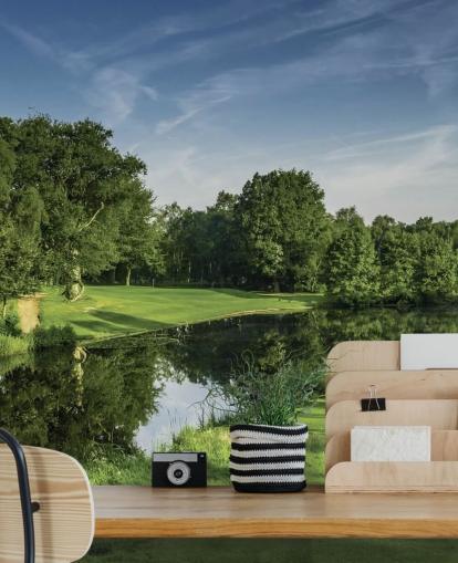 Morgenröte Par Drei, Cottesmore Hotel Golf & Country Club, West Sussex, England Wandbild