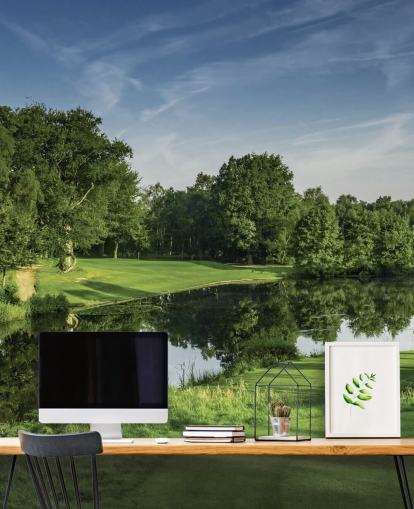 Dawn Par Three, Cottesmore Hotel Golf & Country Club, Sussex de l'Ouest, Angleterre Murale