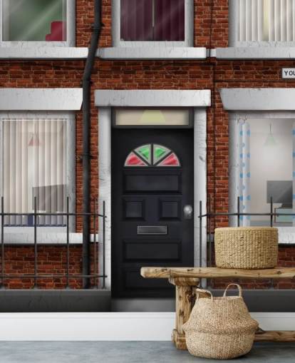 Terraced Houses Terraced Hpuses Wallpaper 