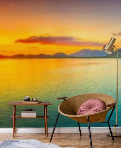 dramatische orange und blauer Himmel Tapete dramatische orange und blauer Himmel Tapete