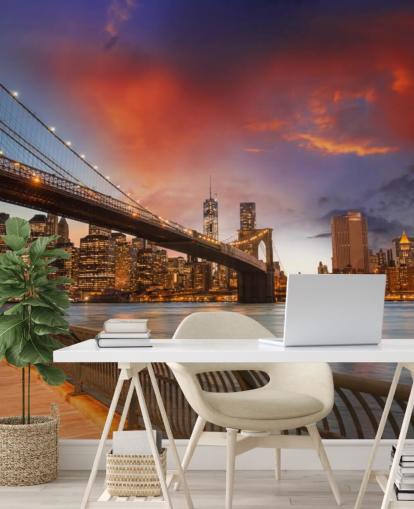 Sunset New York Baggrund
