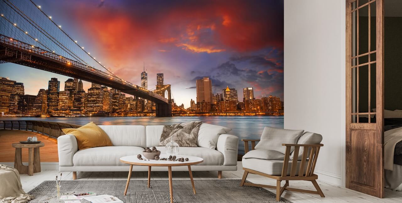 Brooklyn Bridge Wallpaper 4K Night time New York City 6142