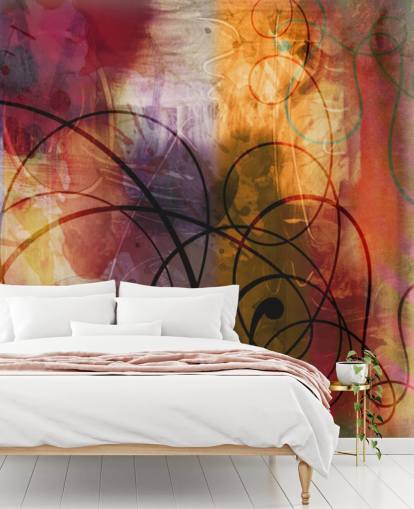 Colorful Swirl Abstract Wallpaper