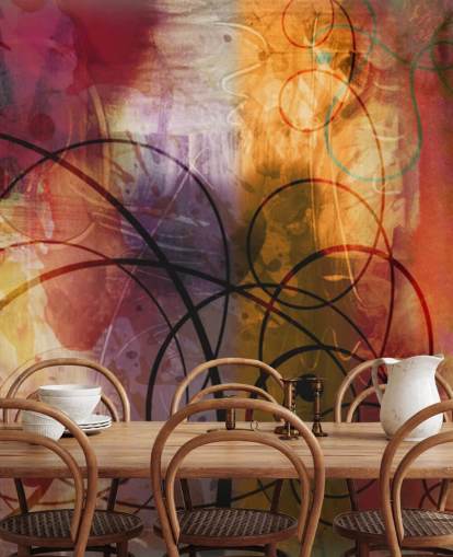 Colorful Swirl Abstract Wallpaper