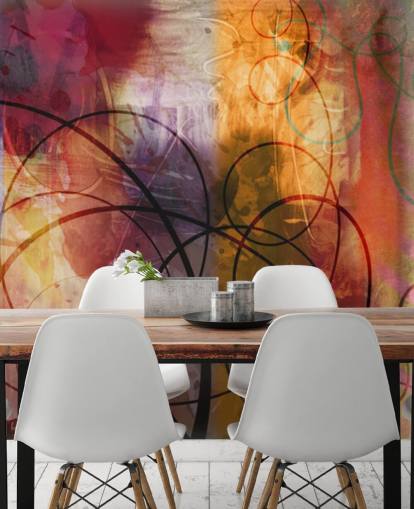 Colorful Swirl Abstract Wallpaper