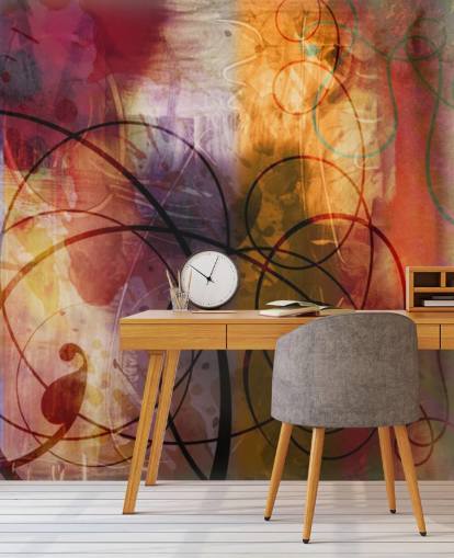 Colorful Swirl Abstract Wallpaper