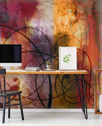 Colorful Swirl Abstract Wallpaper