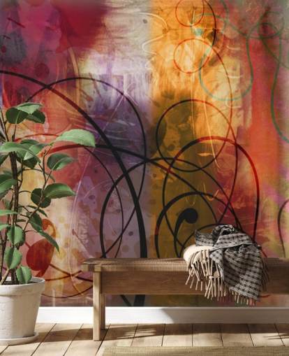 Farverige Swirl Abstrakt Baggrund Farverige Swirl Abstrakt Baggrund