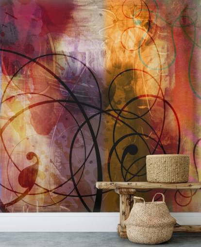 Colorful Swirl Abstract Wallpaper