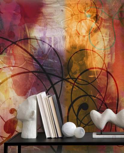 Colorful Swirl Abstract Wallpaper