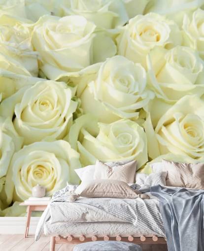 Papier peint White Roses Papier peint White Roses