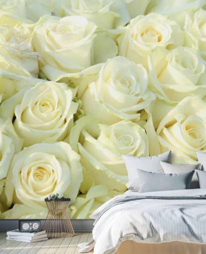 Papier peint White Roses
